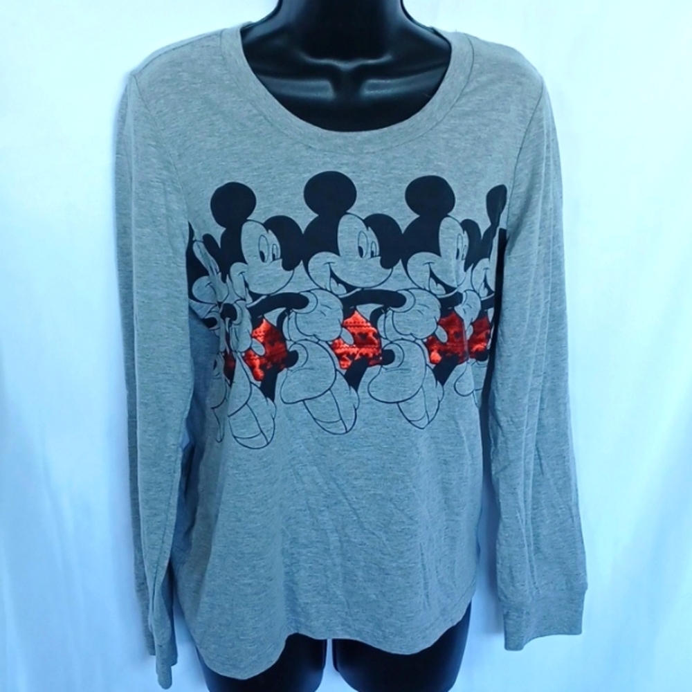 Mickey Mouse Long-sleeved Top, sparkly